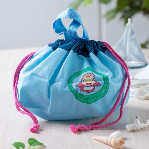 『日本製 』崖上的波妞 便當提袋/束口提袋 