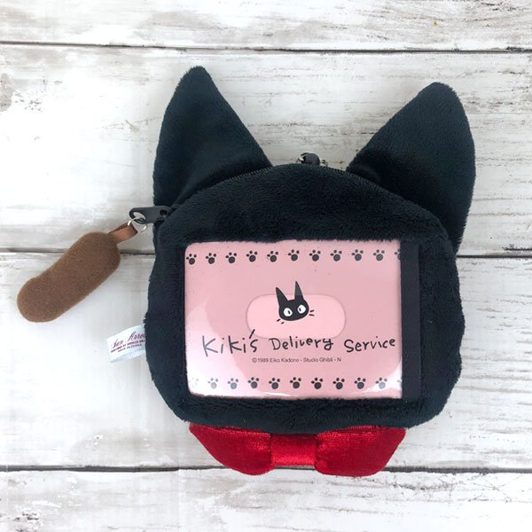 宮崎駿 魔女宅急便 黑貓吉吉伸縮票卡夾／證件套／零錢包 台南好玩.日本商品.日本正版.日本代購.日本雜貨.龍貓娃娃.宮崎駿周邊商品.魔女宅急便.神隱少女.無臉男.霍爾移動城堡.波妞.史努比.角落生物.拼圖.Peko牛奶妹.迪士尼.