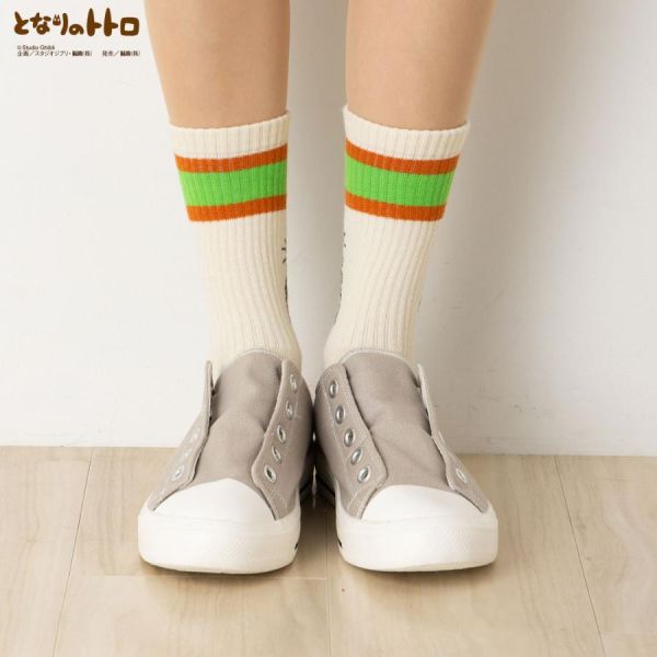 宮崎駿 龍貓 ～米色大龍貓 中筒襪/短襪 