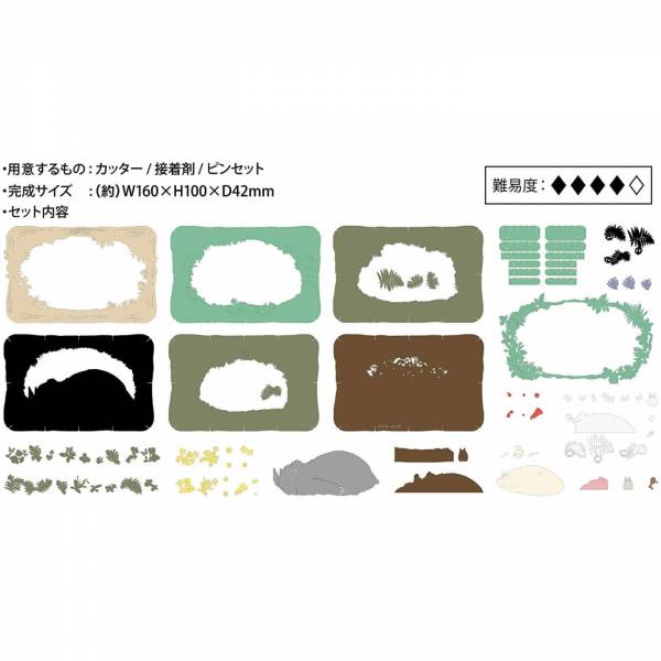 宮崎駿  龍貓 DIY立體紙劇場-龍貓在睡覺 台南好玩.日本商品.日本正版.日本代購.日本雜貨.龍貓娃娃.宮崎駿周邊商品.魔女宅急便.神隱少女.無臉男.霍爾移動城堡.波妞.史努比.角落生物.拼圖.Peko牛奶妹.迪士尼