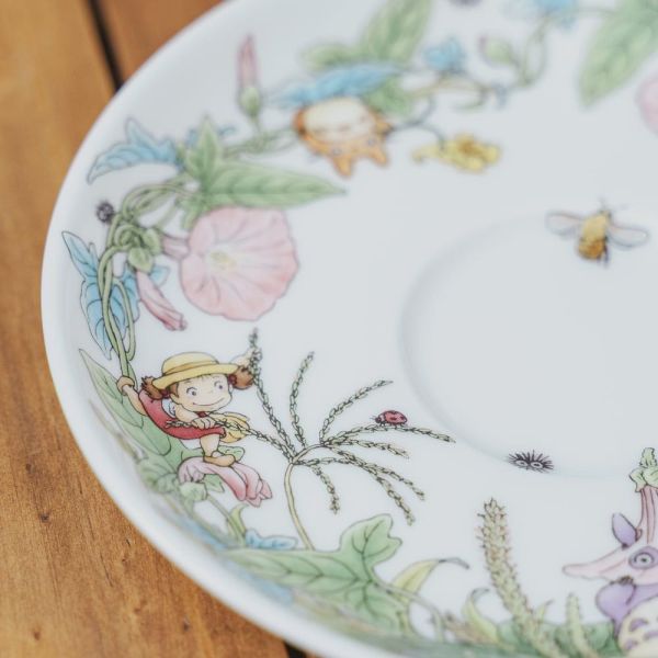 宮崎駿 日本製』Noritake 龍貓 骨瓷奶茶/咖啡杯盤組-4J 