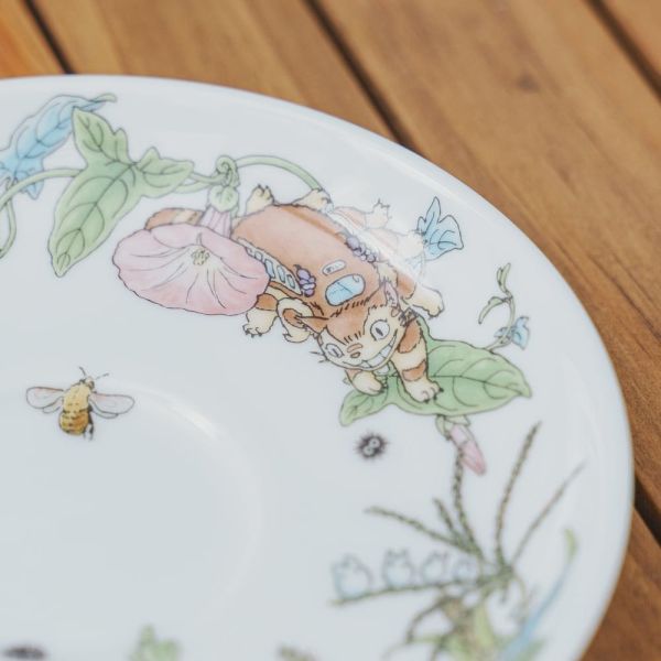 宮崎駿 日本製』Noritake 龍貓 骨瓷奶茶/咖啡杯盤組-4J 