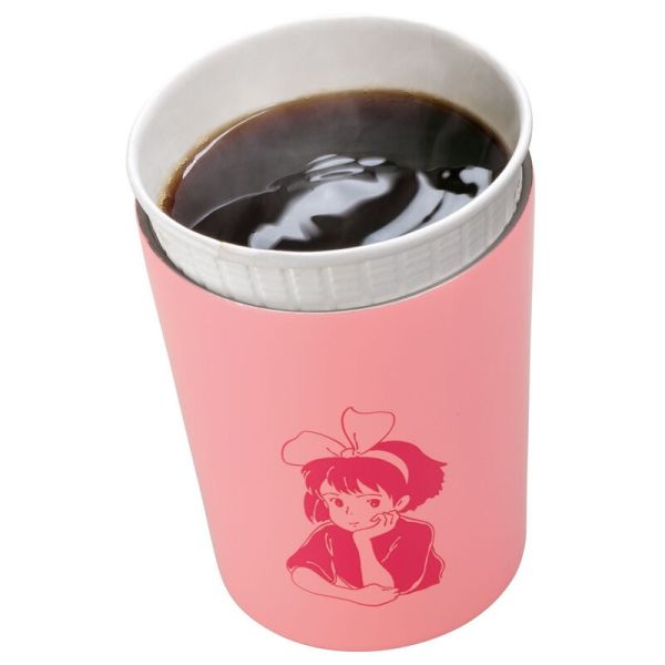 魔女宅急便-琪琪 便利商店咖啡 兩用杯/不鏽鋼保溫保冷杯-240ml 