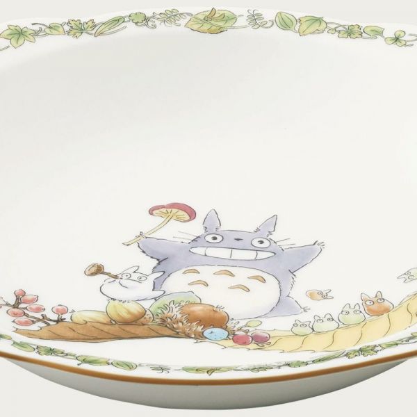 宮崎駿 龍貓 Noritake 花邊系列骨瓷深餐盤-26cm 