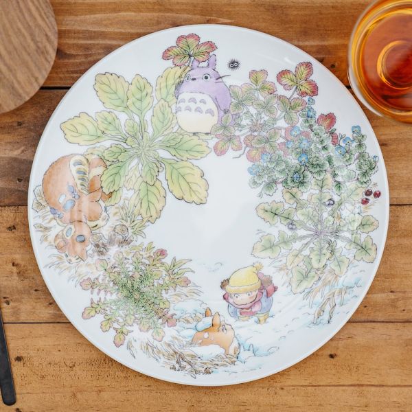 宮崎駿 日本製』Noritake 龍貓 骨瓷磁盤23cm-1J