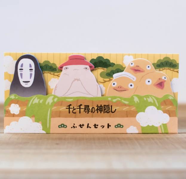 宮崎駿 神隱少女 造型便利貼/便條紙 台南好玩.日本商品.日本正版.日本代購.日本雜貨.龍貓娃娃.宮崎駿周邊商品.魔女宅急便.神隱少女.無臉男.霍爾移動城堡.波妞.史努比.角落生物.拼圖.Peko牛奶妹.迪士尼