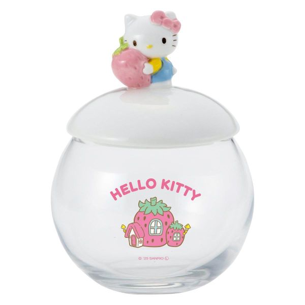 三麗鷗 Hello Kitty 罐 玻璃儲存罐/糖果罐 