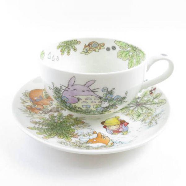 宮崎駿 日本製』Noritake 龍貓 骨瓷奶茶/咖啡杯盤組-1J 