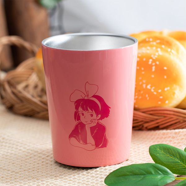 魔女宅急便-琪琪 便利商店咖啡 兩用杯/不鏽鋼保溫保冷杯-240ml 
