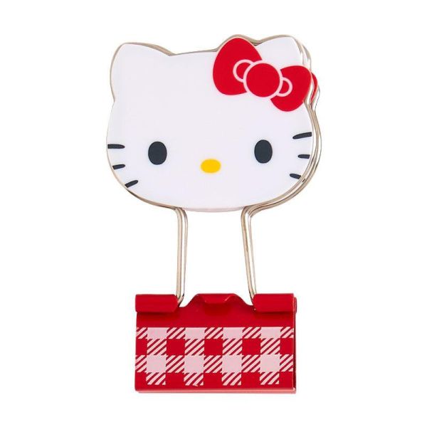 三麗鷗 Hello Kitty 造型長尾夾/文件夾 