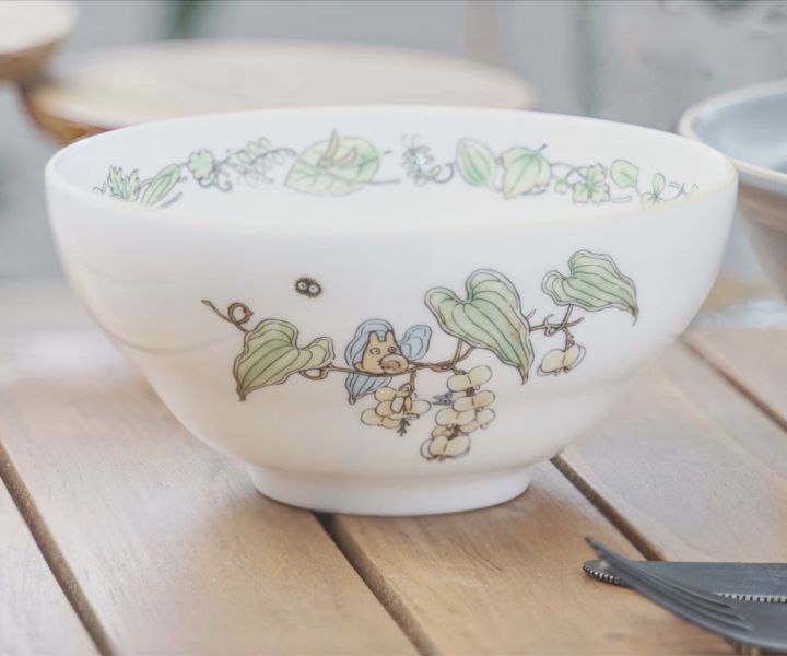 宮崎駿 Noritake 龍貓 骨瓷碗/飯碗 台南好玩.日本商品.日本正版.日本代購.日本雜貨.龍貓娃娃.宮崎駿周邊商品.魔女宅急便.神隱少女.無臉男.霍爾移動城堡.波妞.史努比.角落生物.拼圖.Peko牛奶妹.迪士尼