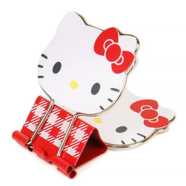 三麗鷗 Hello Kitty 造型長尾夾/文件夾 