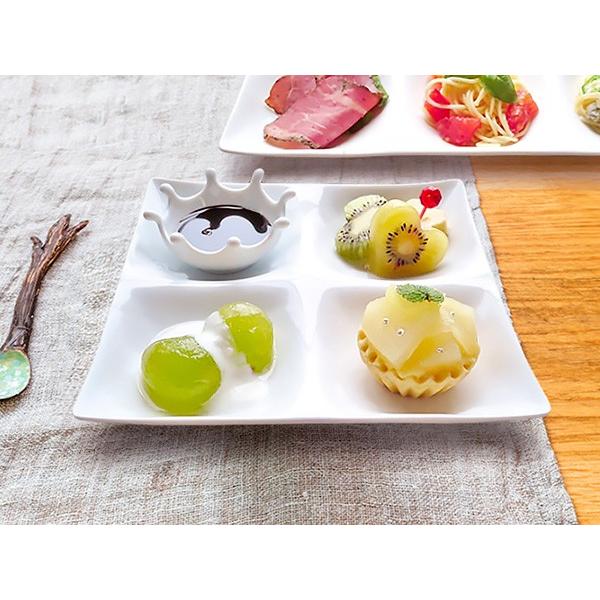 日本製 miyama深山 kowake系列 4格點心碟／前菜皿／小菜碟  