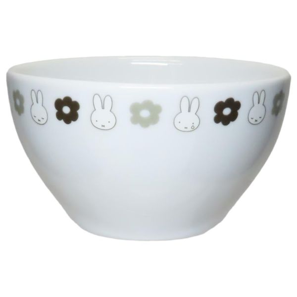 『日本製』Miffy米飛兔 米飛 &花卉系列 磁碗 
