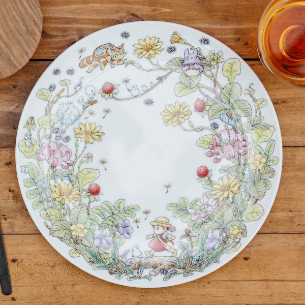 宮崎駿 日本製』Noritake 龍貓 骨瓷磁盤23cm-3J