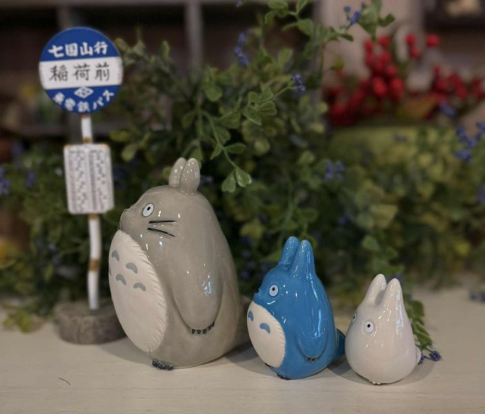 宮崎駿 龍貓 小龍貓/小白龍貓 陶瓷製公仔擺飾