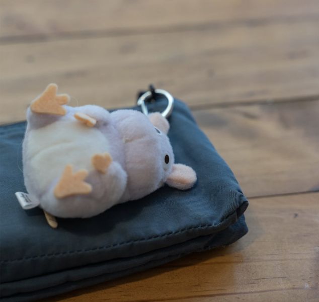 宮崎駿 千與千尋/神隱少女 小少爺變身紫老鼠/大寶寶 鑰匙圈/吊飾 