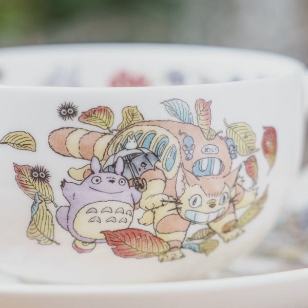 宮崎駿 日本製』Noritake 龍貓 骨瓷奶茶/咖啡杯盤組-6J 台南好玩.日本商品.日本正版.日本代購.日本雜貨.龍貓娃娃.宮崎駿周邊商品.魔女宅急便.神隱少女.無臉男.霍爾移動城堡.波妞.史努比.角落生物.拼圖.Peko牛奶妹.迪士尼
