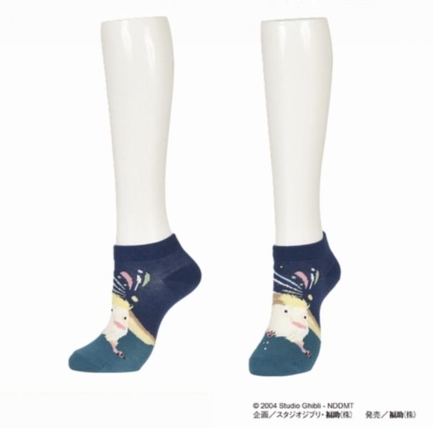 宮崎駿 霍爾移動城堡系列 短襪/船型襪-因因 