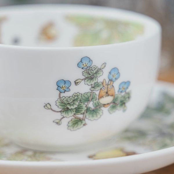 宮崎駿 日本製』Noritake 龍貓 骨瓷奶茶/咖啡杯盤組-1J 