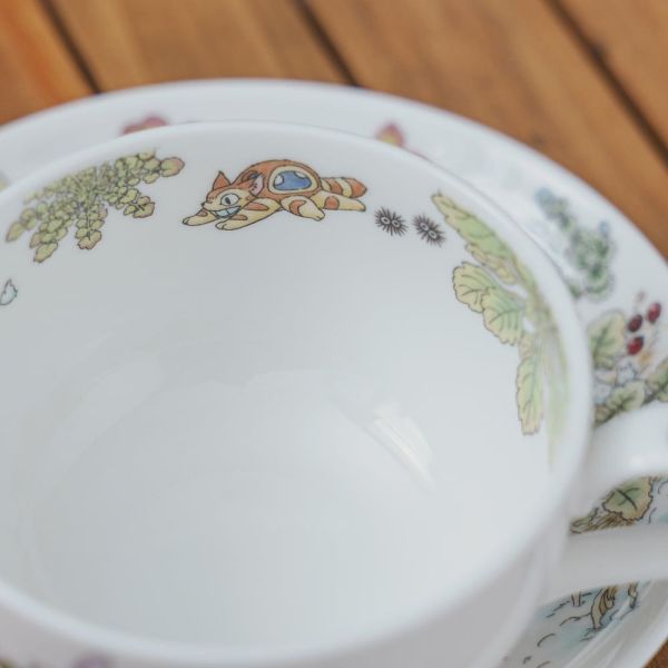宮崎駿 日本製』Noritake 龍貓 骨瓷奶茶/咖啡杯盤組-1J 