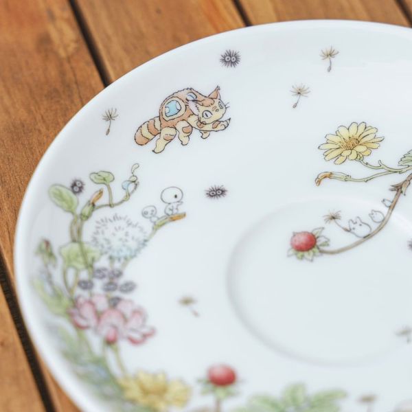 宮崎駿 日本製』Noritake 龍貓 骨瓷奶茶/咖啡杯盤組-3J 