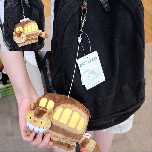 宮崎駿 龍貓 貓公車伸縮票卡夾／證件套／零錢包 台南好玩.日本商品.日本正版.日本代購.日本雜貨.龍貓娃娃.宮崎駿周邊商品.魔女宅急便.神隱少女.無臉男.霍爾移動城堡.波妞.史努比.角落生物.拼圖.Peko牛奶妹.迪士尼