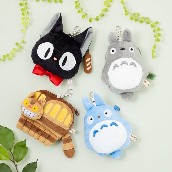 宮崎駿 龍貓 中藍龍貓伸縮票卡夾／證件套／零錢包 