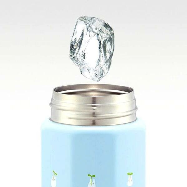 宮崎駿 龍貓 八角造型 保溫保冷保溫瓶-350ml 天空藍 