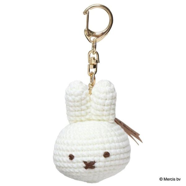 Miffy 米菲兔 針織編織臉部 鑰匙圈/吊飾 