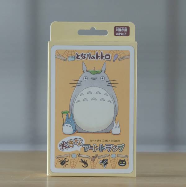 『日本限定發售』宮崎駿 龍貓 大尺寸撲克牌 台南好玩.日本商品.日本正版.日本代購.日本雜貨.龍貓娃娃.宮崎駿周邊商品.魔女宅急便.神隱少女.無臉男.霍爾移動城堡.波妞.史努比.角落生物.拼圖.Peko牛奶妹.迪士尼