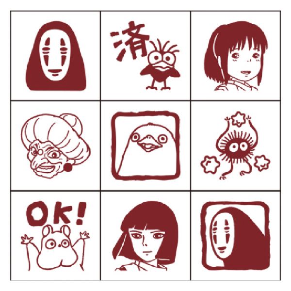 宮崎駿 神隱少女 桌曆/日記 印章 