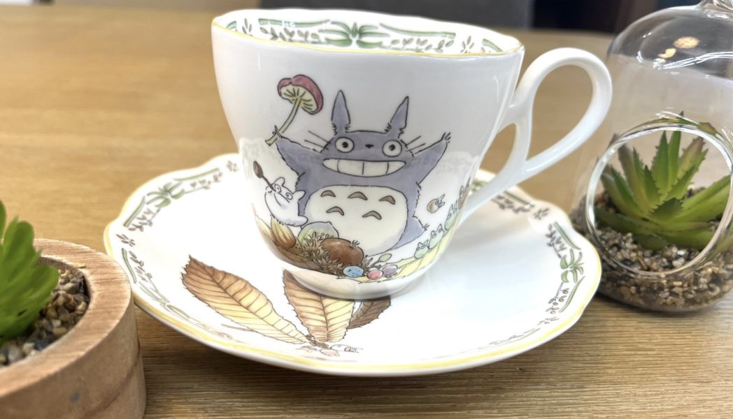 宮崎駿 Noritake 龍貓骨瓷咖啡杯盤組~ 台南好玩.日本商品.日本正版.日本代購.日本雜貨.龍貓娃娃.宮崎駿周邊商品.魔女宅急便.神隱少女.無臉男.霍爾移動城堡.波妞.史努比.角落生物.拼圖.Peko牛奶妹.迪士尼