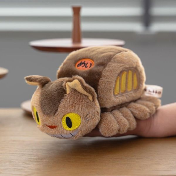 宮崎駿 龍貓 貓巴士/貓公車 軟綿綿手玉玩偶- M 