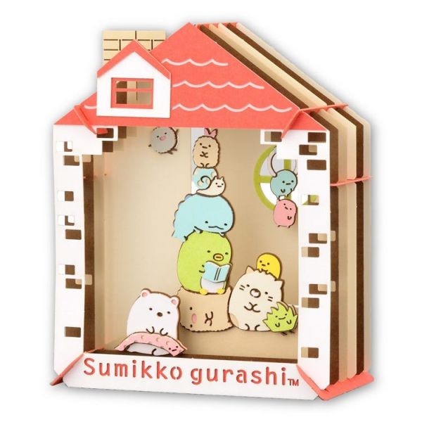 角落生物 DIY立體紙劇場-這是要去的地方 台南好玩.日本商品.日本正版.日本代購.日本雜貨.龍貓娃娃.宮崎駿周邊商品.魔女宅急便.神隱少女.無臉男.霍爾移動城堡.波妞.史努比.角落生物.拼圖.Peko牛奶妹.迪士尼