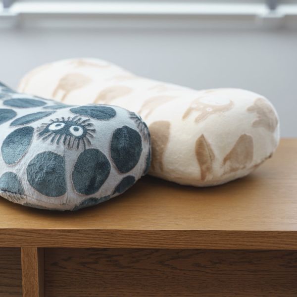 宮崎駿 龍貓 剪影系列 腰墊/靠墊 -灰塵精靈 