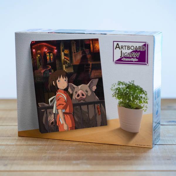 宮崎駿 神隱少女 366pcs 版畫藝術拼圖-隧道之外 台南好玩.日本商品.日本正版.日本代購.日本雜貨.龍貓娃娃.宮崎駿周邊商品.魔女宅急便.神隱少女.無臉男.霍爾移動城堡.波妞.史努比.角落生物.拼圖.Peko牛奶妹.迪士尼.