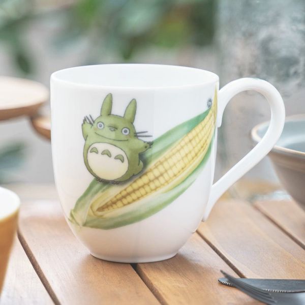 宮崎駿 Noritake 龍貓 蔬果系列馬克杯～玉米 台南好玩.日本商品.日本正版.日本代購.日本雜貨.龍貓娃娃.宮崎駿周邊商品.魔女宅急便.神隱少女.無臉男.霍爾移動城堡.波妞.史努比.角落生物.拼圖.Peko牛奶妹.迪士尼