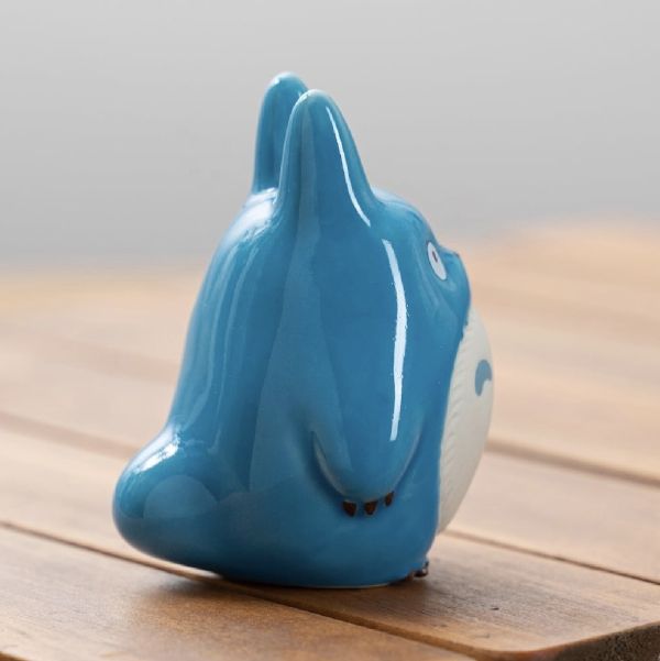 宮崎駿 龍貓 中龍貓/藍龍貓 陶瓷製公仔擺飾