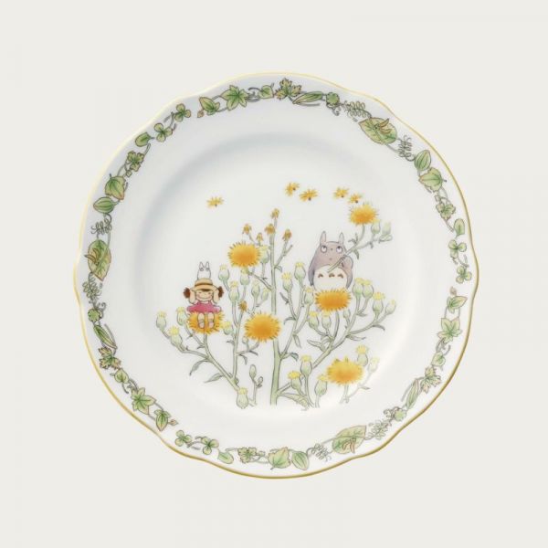 宮崎駿 Noritake 龍貓 骨瓷瓷盤/圓盤-22cm 