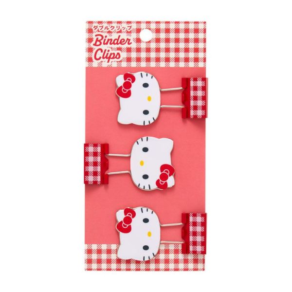 三麗鷗 Hello Kitty 造型長尾夾/文件夾 