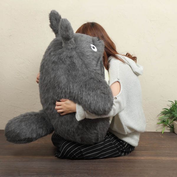 宮崎駿 龍貓 經典深灰龍貓 絨毛玩偶 特大70cm 台南好玩.日本商品.日本正版.日本代購.日本雜貨.龍貓娃娃.宮崎駿周邊商品.魔女宅急便.神隱少女.無臉男.霍爾移動城堡.波妞.史努比.角落生物.拼圖.Peko牛奶妹.迪士尼