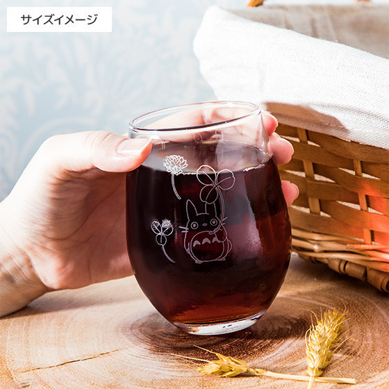 『日本製』Noritake龍貓玻璃杯 ～幸運草 台南好玩.日本商品.日本正版.日本代購.日本雜貨.龍貓娃娃.宮崎駿周邊商品.魔女宅急便.神隱少女.無臉男.霍爾移動城堡.波妞.史努比.角落生物.拼圖.Peko牛奶妹.迪士尼.