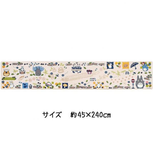 宮崎駿 龍貓 PVC材質腳踏墊/廚房專用腳踏墊 45×240cm 