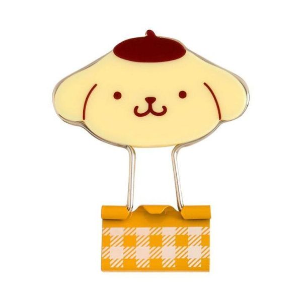 三麗鷗 布丁狗 造型長尾夾/文件夾 
