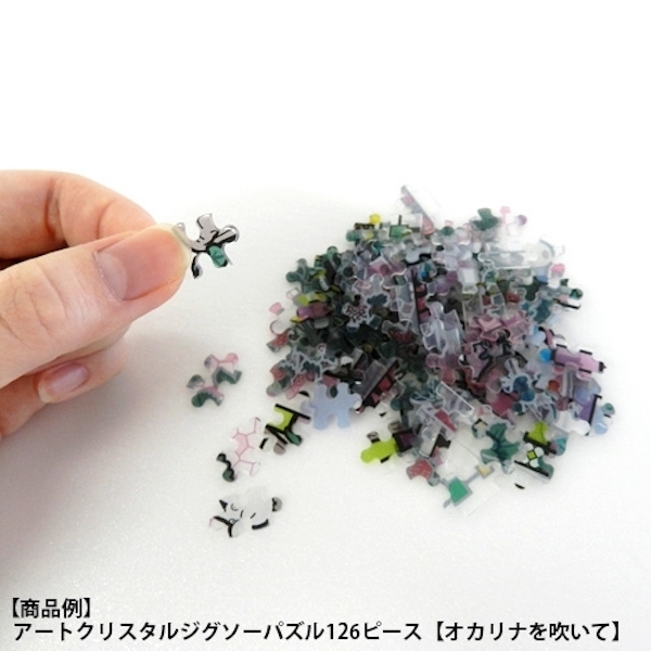 『日本製』宮崎駿 魔女宅急便126pcs 透明壓克力彩繪拼圖 台南好玩.日本商品.日本正版.日本代購.日本雜貨.龍貓娃娃.宮崎駿周邊商品.魔女宅急便.神隱少女.無臉男.霍爾移動城堡.波妞.史努比.角落生物.拼圖.Peko牛奶妹.迪士尼