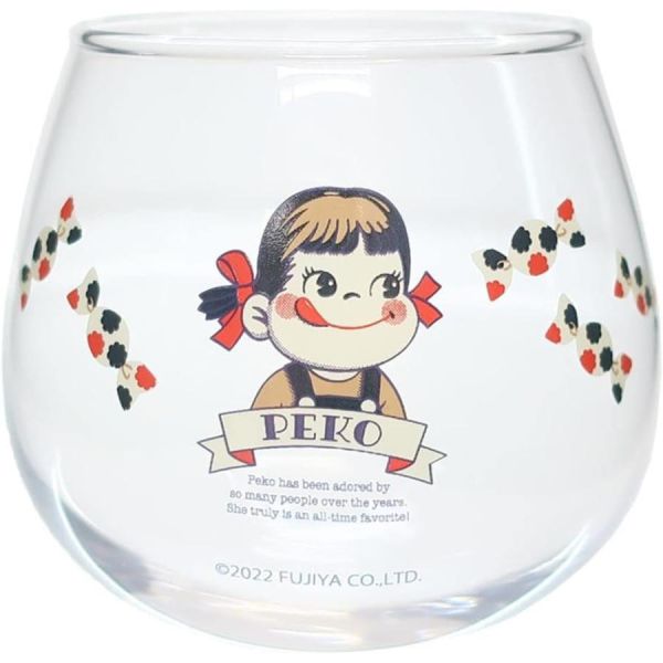 『日本製』Peko牛奶妹 搖搖玻璃杯 