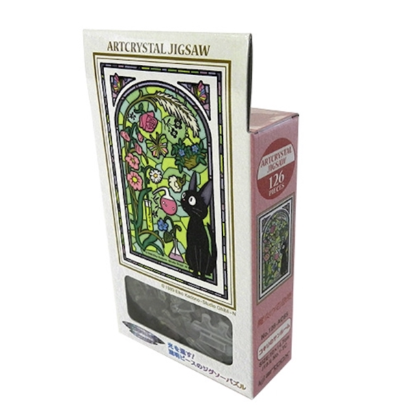 『日本製』宮崎駿 魔女宅急便126pcs 透明壓克力彩繪拼圖 台南好玩.日本商品.日本正版.日本代購.日本雜貨.龍貓娃娃.宮崎駿周邊商品.魔女宅急便.神隱少女.無臉男.霍爾移動城堡.波妞.史努比.角落生物.拼圖.Peko牛奶妹.迪士尼