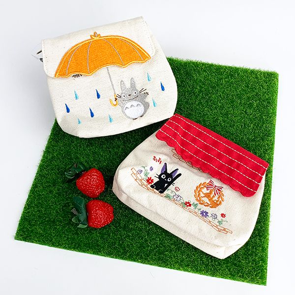 宮崎駿 龍貓刺繡造型化妝/收納包 台南好玩.日本商品.日本正版.日本代購.日本雜貨.龍貓娃娃.宮崎駿周邊商品.魔女宅急便.神隱少女.無臉男.霍爾移動城堡.波妞.史努比.角落生物.拼圖.Peko牛奶妹.迪士尼.