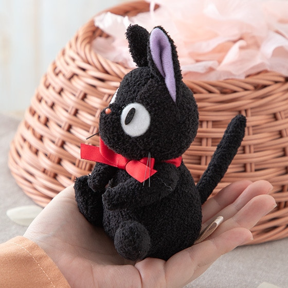 宮崎駿 魔女宅急便 黑貓吉吉  手掌偶/絨毛玩偶 